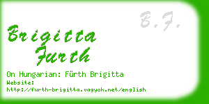 brigitta furth business card